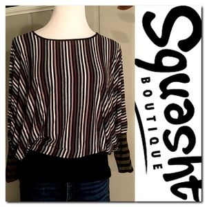 Squasht Retro Style Dolman Sleeve Top